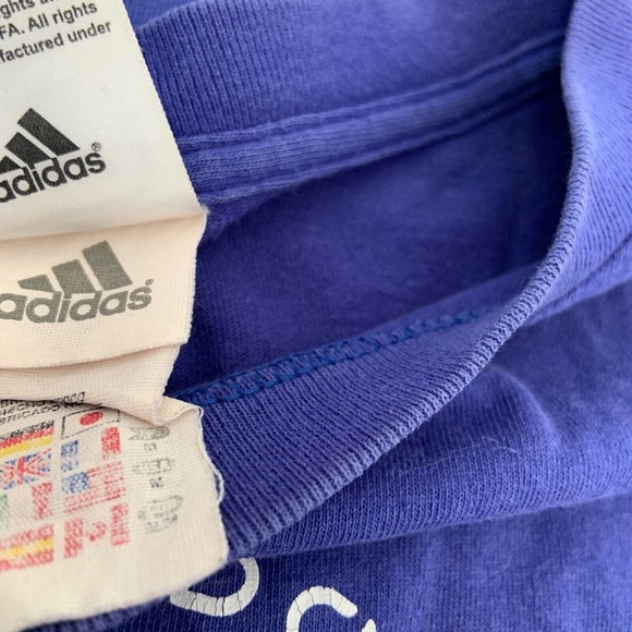 Adidas Men's Fifa World Cup Italia 2006 T-Shirt in Purple Size XL - Picture 12 of 14